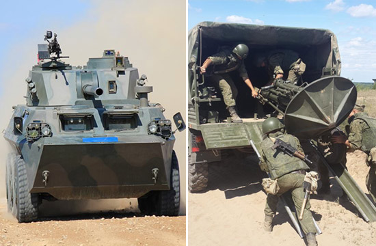 中国自行迫击炮对战俄牵引小炮