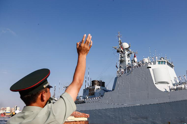 中国海军152舰艇编队结束对埃及访问 前往丹麦哥本哈根