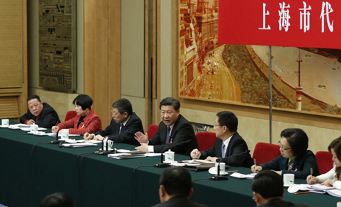 七常委参加地方代表团审议