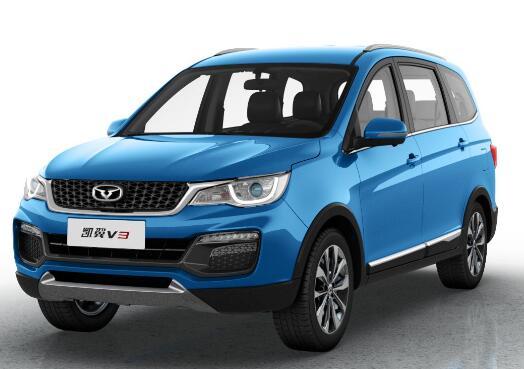 "7座智能suv"凯翼v3正式上市 售6.28—7.88万元