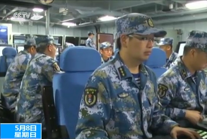 中俄现役航母作战指挥室对比_军事_环球网