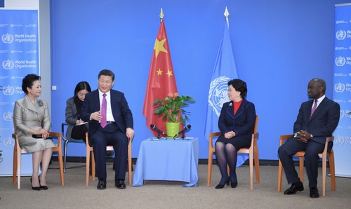 世卫组织总干事陈冯富珍：中国一直是强有力的伙伴