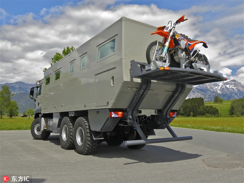 奥地利推出18吨超豪华房车设施齐全售价500多万