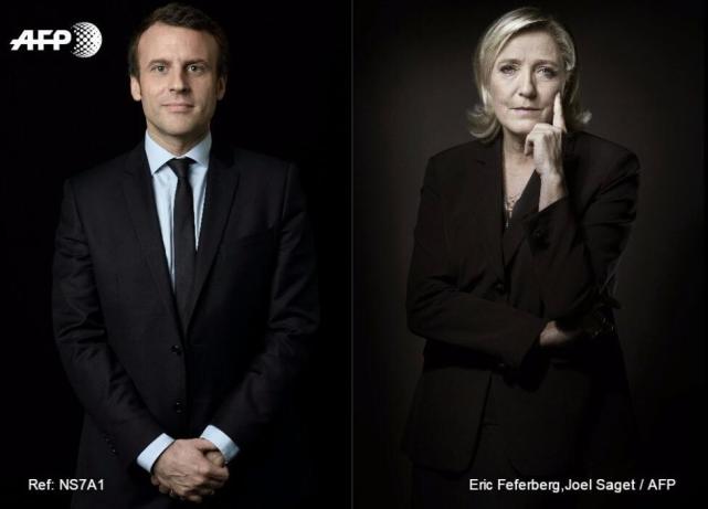 法国大选：勒庞马克龙进入下一轮 将角逐总统宝座