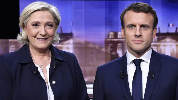 法国总统大选辩论：勒庞与马克龙就反恐议题激辩