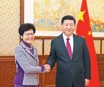 紫荆花开20年 习近平的香江情