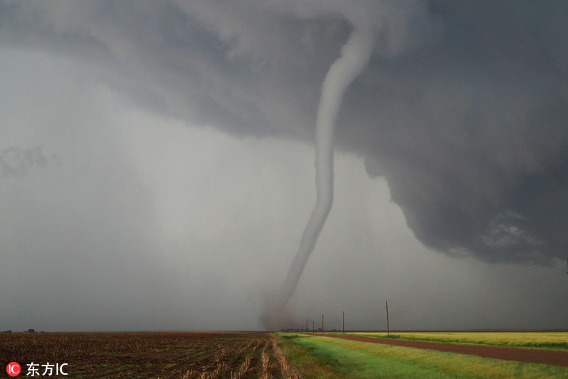 "追风者"拍美国震撼风暴 龙卷风势不可挡