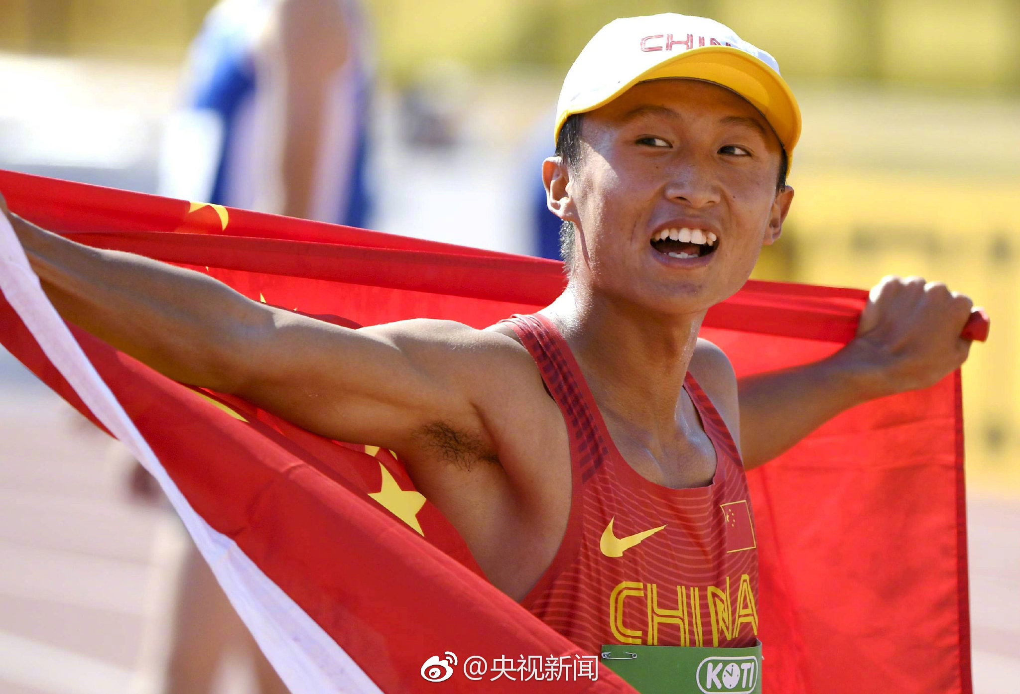 u20世界田径锦标赛男子万米竞走:中国小将张尧摘金