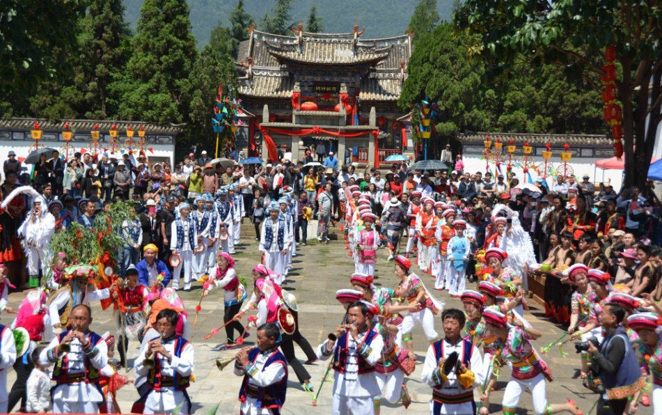 民族村特色节庆活动——白族“绕三灵