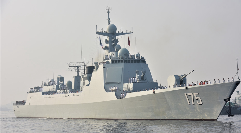 中巴海军联演在卡拉奇开幕 我军052D舰率队参演
